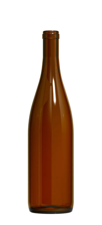 750 Ml Clear Wine Bottles, Cork Finish