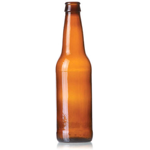 Amber Beer Bottles 12 oz - 24 Count